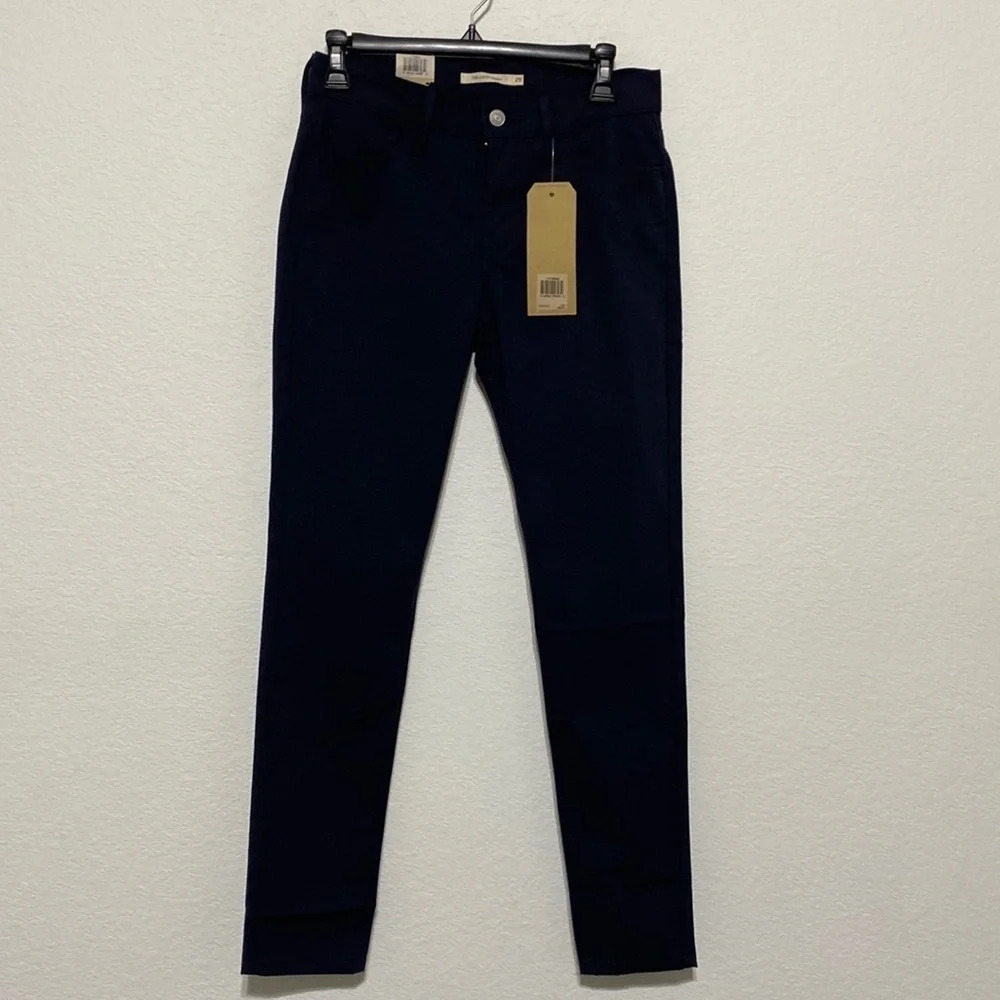 Levi's 710 Super Skinny Navy Blue Pants